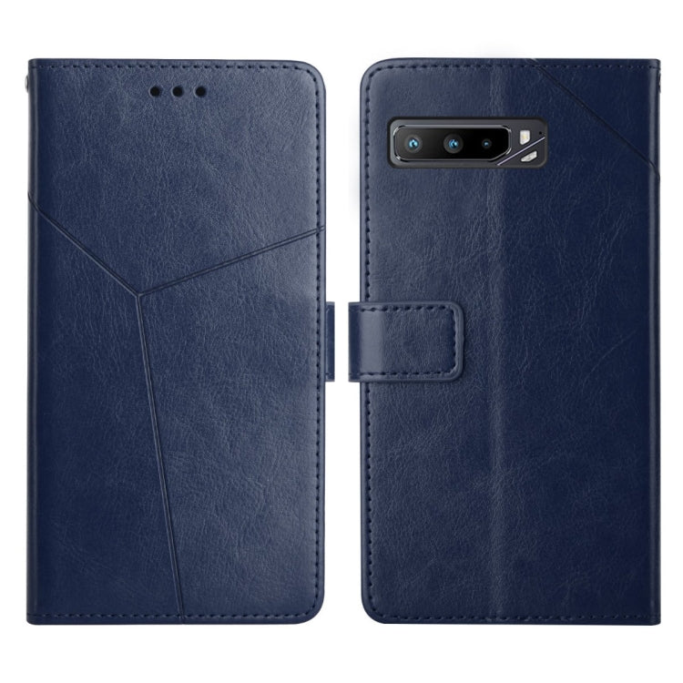 Custodia per telefono in pelle flip orizzontale con cuciture a Y, For Asus ROG Phone 3, For Asus ROG Phone 5, For Asus Smartphone for Snapdragon Insiders, For Asus Zenfone 8