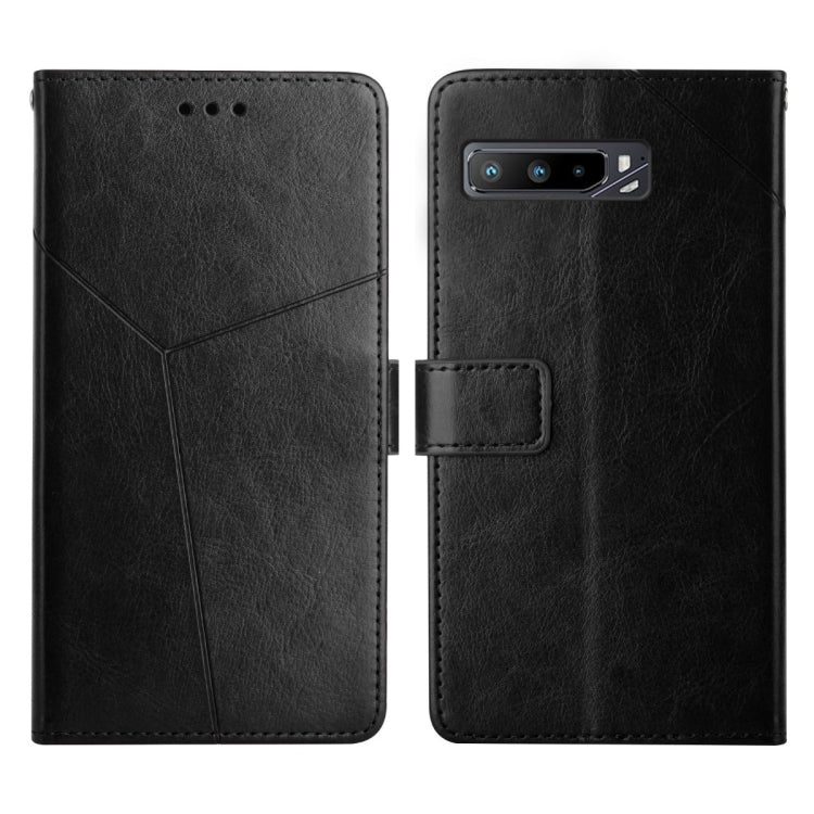 Custodia per telefono in pelle flip orizzontale con cuciture a Y, For Asus ROG Phone 3, For Asus ROG Phone 5, For Asus Smartphone for Snapdragon Insiders, For Asus Zenfone 8