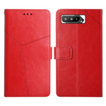 Custodia per telefono in pelle flip orizzontale con cuciture a Y, For Asus ROG Phone 3, For Asus ROG Phone 5, For Asus Smartphone for Snapdragon Insiders, For Asus Zenfone 8