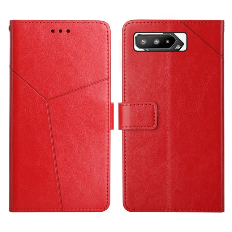 Custodia per telefono in pelle flip orizzontale con cuciture a Y, For Asus ROG Phone 3, For Asus ROG Phone 5, For Asus Smartphone for Snapdragon Insiders, For Asus Zenfone 8