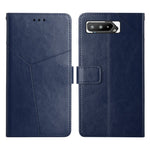 Custodia per telefono in pelle flip orizzontale con cuciture a Y, For Asus ROG Phone 3, For Asus ROG Phone 5, For Asus Smartphone for Snapdragon Insiders, For Asus Zenfone 8