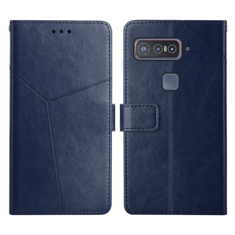Custodia per telefono in pelle flip orizzontale con cuciture a Y, For Asus ROG Phone 3, For Asus ROG Phone 5, For Asus Smartphone for Snapdragon Insiders, For Asus Zenfone 8