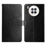 Custodia per telefono in pelle flip orizzontale con cuciture a Y, For 9X Lite, For Huawei nova 8i