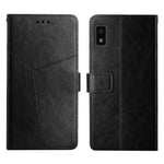 Custodia per telefono in pelle flip orizzontale con cuciture a Y, For Sharp Aquos / Simple Sumaho 6, For Sharp Aquos Wish SHG06, For Fujitsu Arrows F-52B, For Kyocera Android One S9
