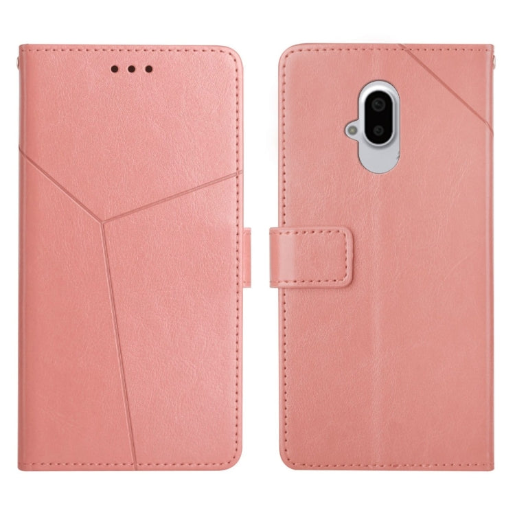Custodia per telefono in pelle flip orizzontale con cuciture a Y, For Sharp Aquos / Simple Sumaho 6, For Sharp Aquos Wish SHG06, For Fujitsu Arrows F-52B, For Kyocera Android One S9