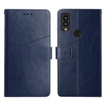 Custodia per telefono in pelle flip orizzontale con cuciture a Y, For Sharp Aquos / Simple Sumaho 6, For Sharp Aquos Wish SHG06, For Fujitsu Arrows F-52B, For Kyocera Android One S9