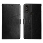 Custodia per telefono in pelle flip orizzontale con cuciture a Y, For Sharp Aquos / Simple Sumaho 6, For Sharp Aquos Wish SHG06, For Fujitsu Arrows F-52B, For Kyocera Android One S9