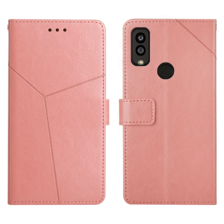 Custodia per telefono in pelle flip orizzontale con cuciture a Y, For Sharp Aquos / Simple Sumaho 6, For Sharp Aquos Wish SHG06, For Fujitsu Arrows F-52B, For Kyocera Android One S9