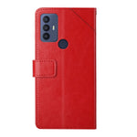 Custodia per telefono in pelle flip orizzontale con cuciture a Y, For Sharp Aquos V6 / V6 Plus