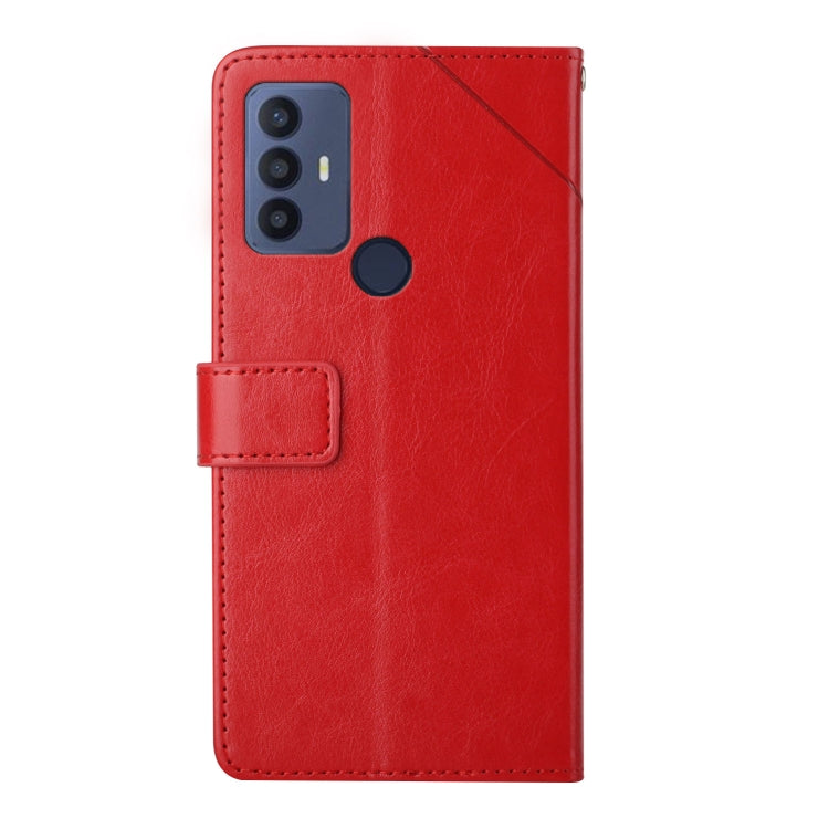 Custodia per telefono in pelle flip orizzontale con cuciture a Y, For Sharp Aquos V6 / V6 Plus