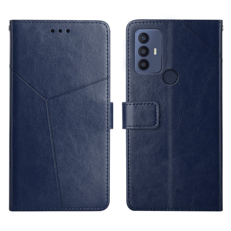 Custodia per telefono in pelle flip orizzontale con cuciture a Y, For Sharp Aquos V6 / V6 Plus