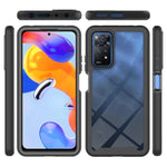 Custodia per PC + TPU tinta unita cielo stellato con pellicola in PET, For Xiaomi Redmi Note 11 Pro Global, For Xiaomi Redmi Note 11S Global