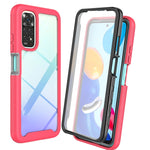 Custodia per PC + TPU tinta unita cielo stellato con pellicola in PET, For Xiaomi Redmi Note 11 Pro Global, For Xiaomi Redmi Note 11S Global