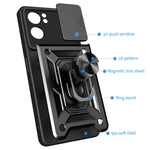 Cover per fotocamera scorrevole Design Custodia per telefono in TPU + PC, For OPPO Reno7 5G Global / Find X5 Lite