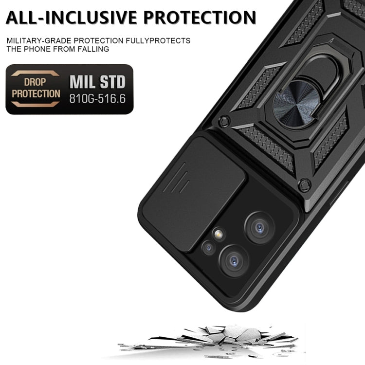 Cover per fotocamera scorrevole Design Custodia per telefono in TPU + PC, For OPPO Reno7 5G Global / Find X5 Lite