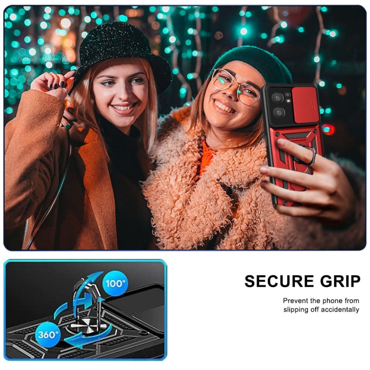 Cover per fotocamera scorrevole Design Custodia per telefono in TPU + PC, For OPPO Reno7 5G Global / Find X5 Lite