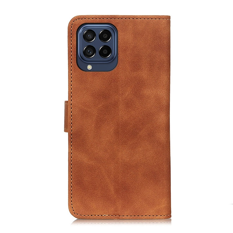 KHAZNEH Custodia per cellulare in pelle con vibrazione orizzontale a trama retrò, For OPPO Reno7 4G / F21 Pro 4G, For Samsung Galaxy M53 5G, For Alcatel 1B 2022