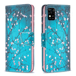 Custodia per telefono in pelle con motivo a disegno colorato, For ZTE Blade  A31