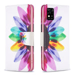 Custodia per telefono in pelle con motivo a disegno colorato, For ZTE Blade  A31