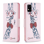 Custodia per telefono in pelle con motivo a disegno colorato, For ZTE Blade  A31