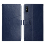 Custodia per telefono in pelle flip orizzontale con cuciture a Y, For Xiaomi Redmi 9, For Xiaomi Redmi 9A, For Xiaomi Redmi 9C, For Xiaomi Poco M3 / Redmi 9T