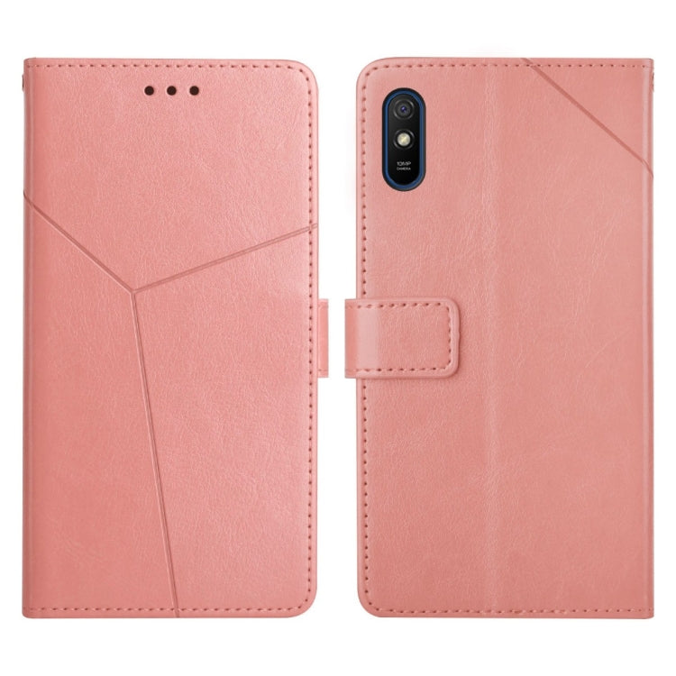 Custodia per telefono in pelle flip orizzontale con cuciture a Y, For Xiaomi Redmi 9, For Xiaomi Redmi 9A, For Xiaomi Redmi 9C, For Xiaomi Poco M3 / Redmi 9T