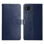 Custodia per telefono in pelle flip orizzontale con cuciture a Y, For Xiaomi Redmi 9, For Xiaomi Redmi 9A, For Xiaomi Redmi 9C, For Xiaomi Poco M3 / Redmi 9T