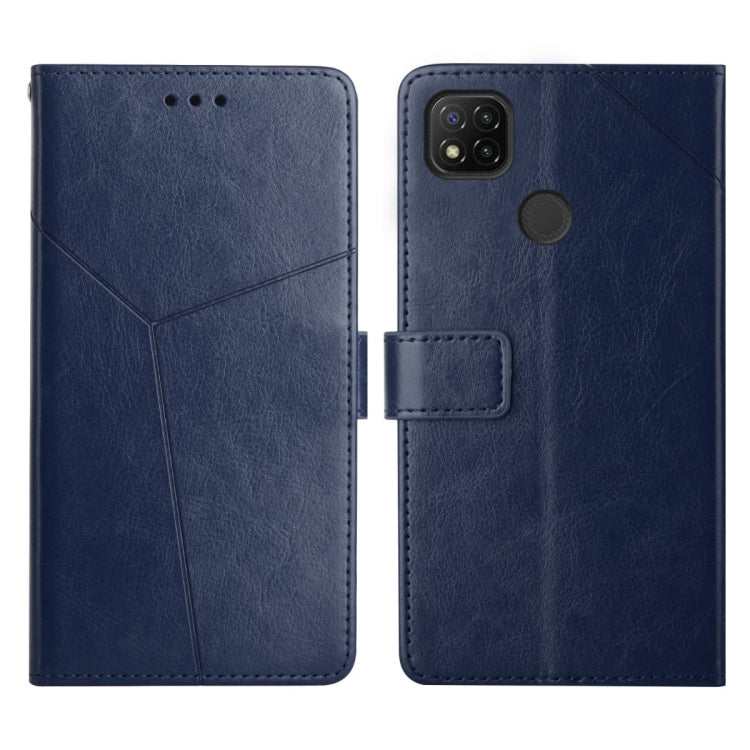 Custodia per telefono in pelle flip orizzontale con cuciture a Y, For Xiaomi Redmi 9, For Xiaomi Redmi 9A, For Xiaomi Redmi 9C, For Xiaomi Poco M3 / Redmi 9T