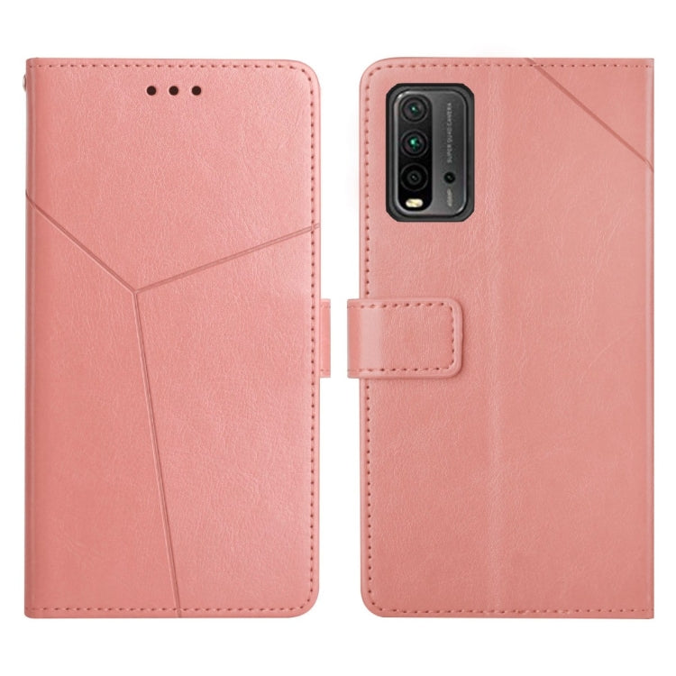 Custodia per telefono in pelle flip orizzontale con cuciture a Y, For Xiaomi Redmi 9, For Xiaomi Redmi 9A, For Xiaomi Redmi 9C, For Xiaomi Poco M3 / Redmi 9T