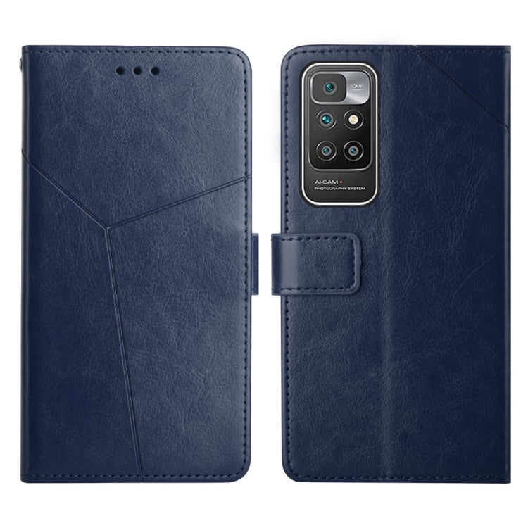 Custodia per telefono in pelle flip orizzontale con cuciture a Y, For Xiaomi Redmi 10, For Xiaomi Redmi 10 5G / Note 11E, For Xiaomi Redmi 10A, For Xiaomi Redmi 10C