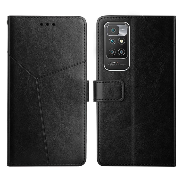 Custodia per telefono in pelle flip orizzontale con cuciture a Y, For Xiaomi Redmi 10, For Xiaomi Redmi 10 5G / Note 11E, For Xiaomi Redmi 10A, For Xiaomi Redmi 10C