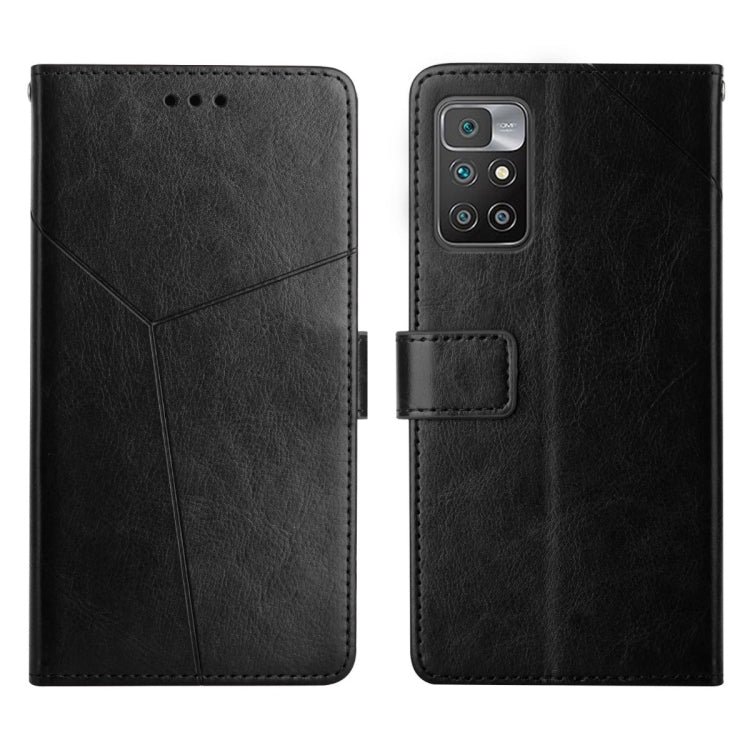 Custodia per telefono in pelle flip orizzontale con cuciture a Y, For Xiaomi Redmi 10, For Xiaomi Redmi 10 5G / Note 11E, For Xiaomi Redmi 10A, For Xiaomi Redmi 10C