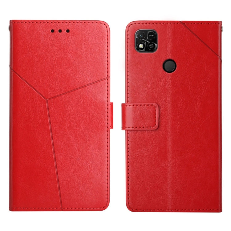 Custodia per telefono in pelle flip orizzontale con cuciture a Y, For Xiaomi Redmi 10, For Xiaomi Redmi 10 5G / Note 11E, For Xiaomi Redmi 10A, For Xiaomi Redmi 10C