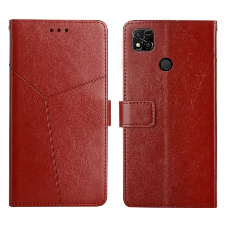 Custodia per telefono in pelle flip orizzontale con cuciture a Y, For Xiaomi Redmi 10, For Xiaomi Redmi 10 5G / Note 11E, For Xiaomi Redmi 10A, For Xiaomi Redmi 10C