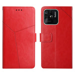 Custodia per telefono in pelle flip orizzontale con cuciture a Y, For Xiaomi Redmi 10, For Xiaomi Redmi 10 5G / Note 11E, For Xiaomi Redmi 10A, For Xiaomi Redmi 10C