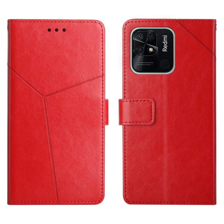 Custodia per telefono in pelle flip orizzontale con cuciture a Y, For Xiaomi Redmi 10, For Xiaomi Redmi 10 5G / Note 11E, For Xiaomi Redmi 10A, For Xiaomi Redmi 10C