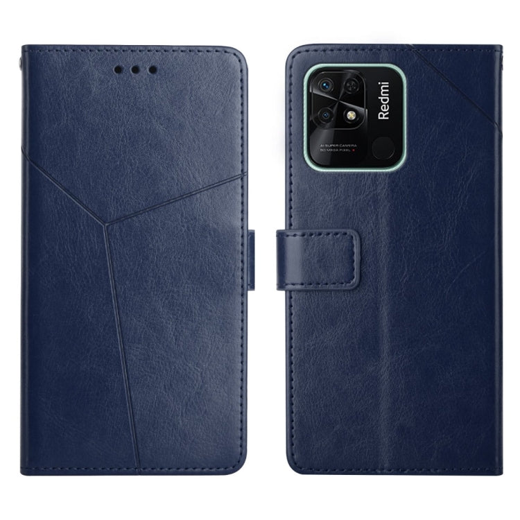 Custodia per telefono in pelle flip orizzontale con cuciture a Y, For Xiaomi Redmi 10, For Xiaomi Redmi 10 5G / Note 11E, For Xiaomi Redmi 10A, For Xiaomi Redmi 10C