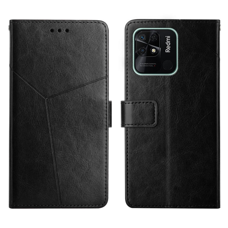 Custodia per telefono in pelle flip orizzontale con cuciture a Y, For Xiaomi Redmi 10, For Xiaomi Redmi 10 5G / Note 11E, For Xiaomi Redmi 10A, For Xiaomi Redmi 10C