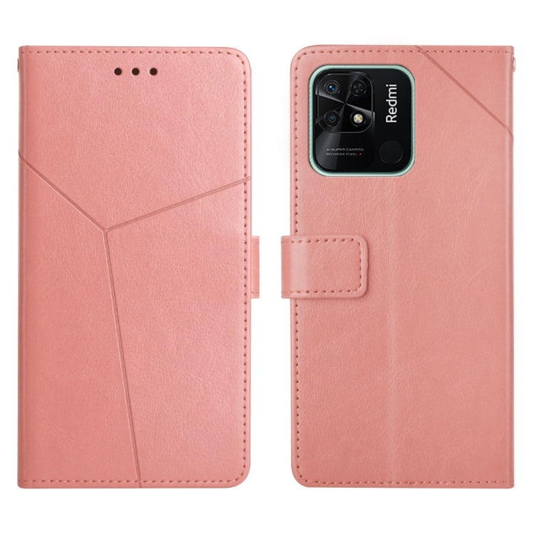 Custodia per telefono in pelle flip orizzontale con cuciture a Y, For Xiaomi Redmi 10, For Xiaomi Redmi 10 5G / Note 11E, For Xiaomi Redmi 10A, For Xiaomi Redmi 10C