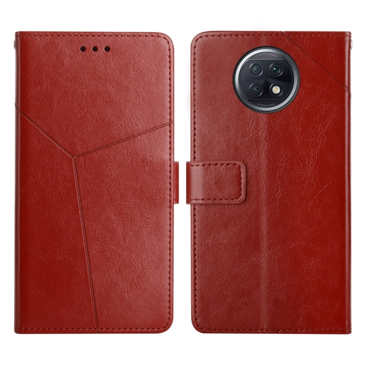 Custodia per telefono in pelle flip orizzontale con cuciture a Y, For Xiaomi Redmi Note 8T, For Xiaomi Redmi Note 9 5G / Note 9T 5G, For Xiaomi Redmi Note 10 5G, For Xiaomi Redmi Note 11 Pro