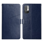 Custodia per telefono in pelle flip orizzontale con cuciture a Y, For Xiaomi Redmi Note 8T, For Xiaomi Redmi Note 9 5G / Note 9T 5G, For Xiaomi Redmi Note 10 5G, For Xiaomi Redmi Note 11 Pro