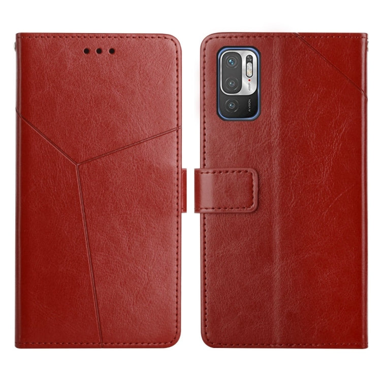 Custodia per telefono in pelle flip orizzontale con cuciture a Y, For Xiaomi Redmi Note 8T, For Xiaomi Redmi Note 9 5G / Note 9T 5G, For Xiaomi Redmi Note 10 5G, For Xiaomi Redmi Note 11 Pro