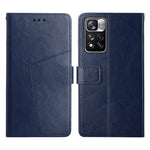 Custodia per telefono in pelle flip orizzontale con cuciture a Y, For Xiaomi Redmi Note 8T, For Xiaomi Redmi Note 9 5G / Note 9T 5G, For Xiaomi Redmi Note 10 5G, For Xiaomi Redmi Note 11 Pro