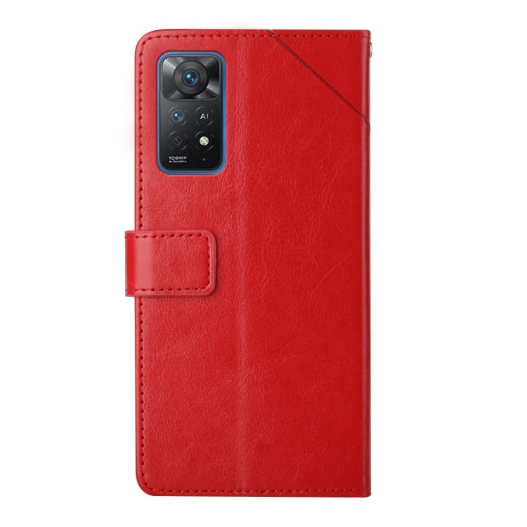 Custodia per telefono in pelle flip orizzontale con cuciture a Y, For Xiaomi Redmi Note 11 Pro Global, For Xiaomi Redmi Note 11 Global, For Xiaomi Redmi Note 7 / Note 7 Pro, For Xiaomi Redmi Note 9 Pro 4G