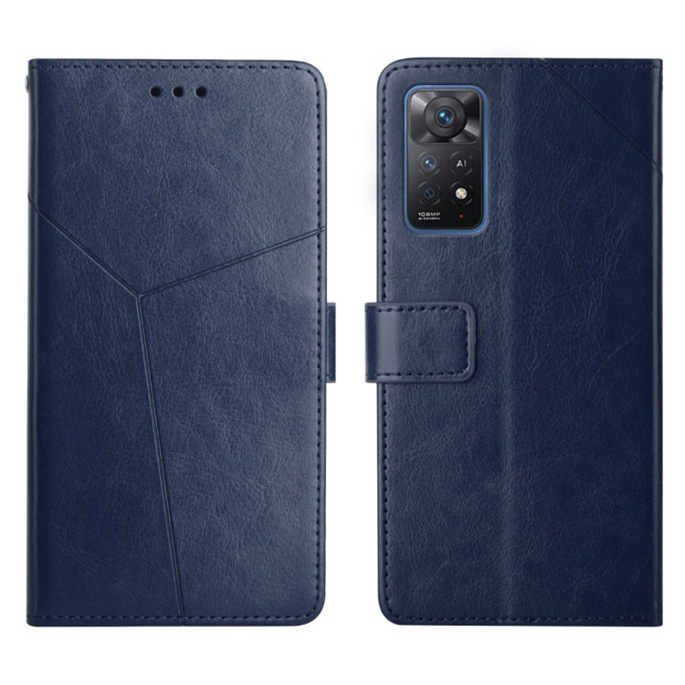 Custodia per telefono in pelle flip orizzontale con cuciture a Y, For Xiaomi Redmi Note 11 Pro Global, For Xiaomi Redmi Note 11 Global, For Xiaomi Redmi Note 7 / Note 7 Pro, For Xiaomi Redmi Note 9 Pro 4G