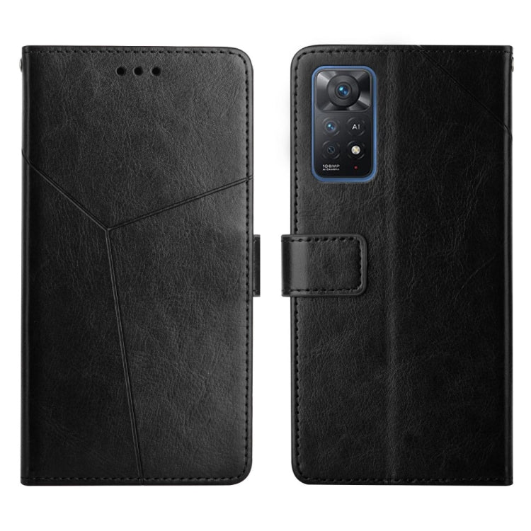 Custodia per telefono in pelle flip orizzontale con cuciture a Y, For Xiaomi Redmi Note 11 Pro Global, For Xiaomi Redmi Note 11 Global, For Xiaomi Redmi Note 7 / Note 7 Pro, For Xiaomi Redmi Note 9 Pro 4G