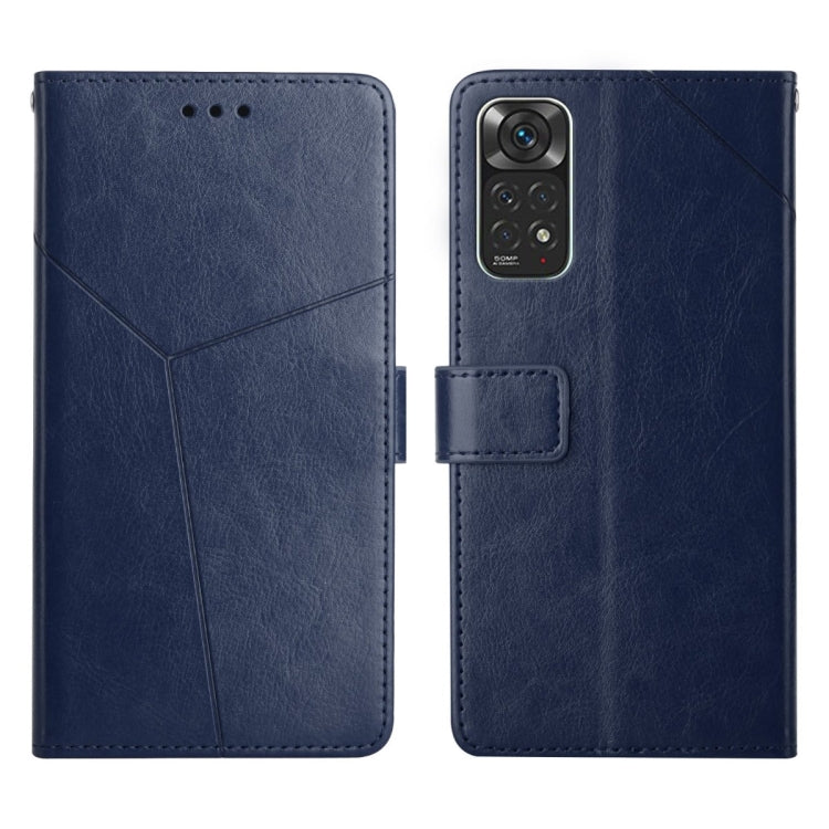 Custodia per telefono in pelle flip orizzontale con cuciture a Y, For Xiaomi Redmi Note 11 Pro Global, For Xiaomi Redmi Note 11 Global, For Xiaomi Redmi Note 7 / Note 7 Pro, For Xiaomi Redmi Note 9 Pro 4G