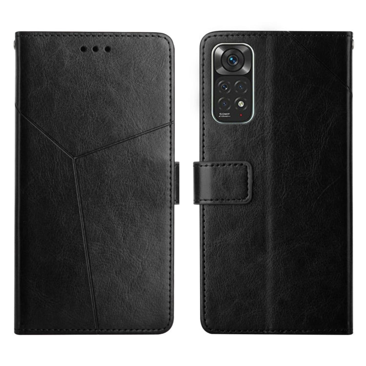 Custodia per telefono in pelle flip orizzontale con cuciture a Y, For Xiaomi Redmi Note 11 Pro Global, For Xiaomi Redmi Note 11 Global, For Xiaomi Redmi Note 7 / Note 7 Pro, For Xiaomi Redmi Note 9 Pro 4G