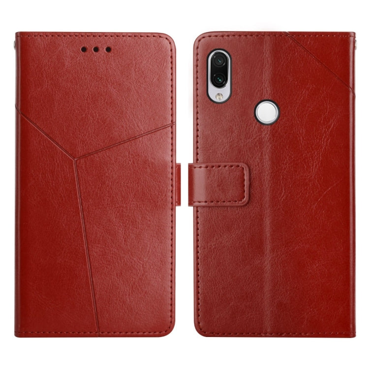 Custodia per telefono in pelle flip orizzontale con cuciture a Y, For Xiaomi Redmi Note 11 Pro Global, For Xiaomi Redmi Note 11 Global, For Xiaomi Redmi Note 7 / Note 7 Pro, For Xiaomi Redmi Note 9 Pro 4G