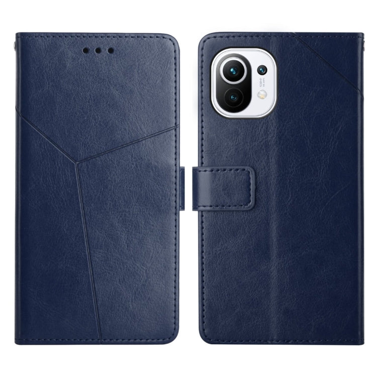 Custodia per telefono in pelle flip orizzontale con cuciture a Y, For Xiaomi Mi 10 / Mi 10 Pro, For Xiaomi Mi 10T 5G, For Xiaomi Mi 11, For Xiaomi Mi 11 Lite